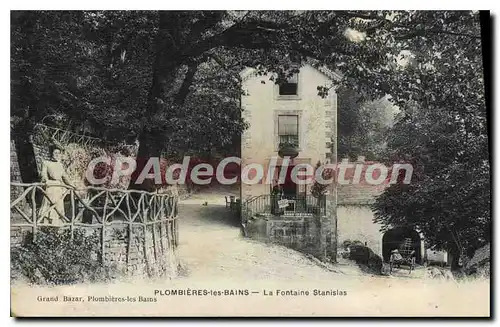 Cartes postales Plombieres Les Bains La Fontaine Stanislas