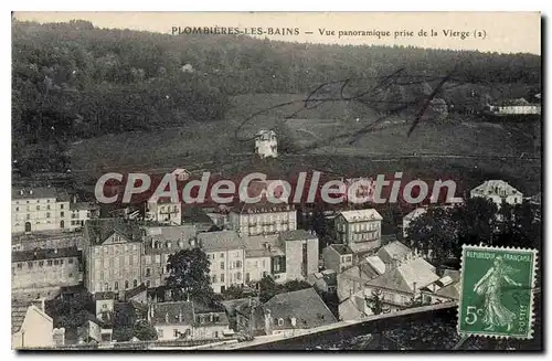 Ansichtskarte AK Plombieres Les Bains Vue Panoramique Prise De la Vierge