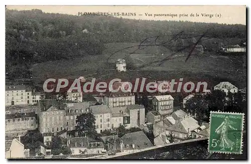 Cartes postales Plombieres Les Bains Vue Panoramique Prise De la Vierge