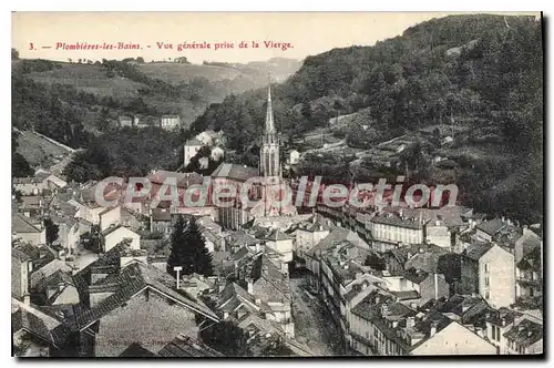 Cartes postales Plombieres Les Bains Vue Generale Prise De La Vierge