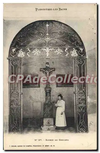 Cartes postales Plombieres Les Bains Source Du Crucifix