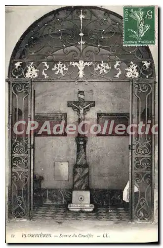 Cartes postales PLOMBIERES Source Du Crucifix