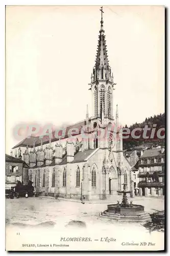 Cartes postales PLOMBIERES L'Eglise