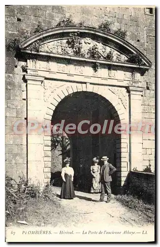 Cartes postales PLOMBIERES Herival La Porte De I'Ancienne Abbaye
