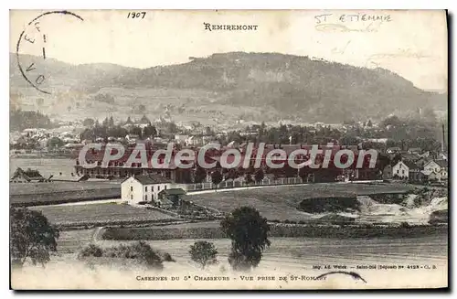 Ansichtskarte AK Remiremont casernes du 5�me Chasseurs Vue Prise De St Romary