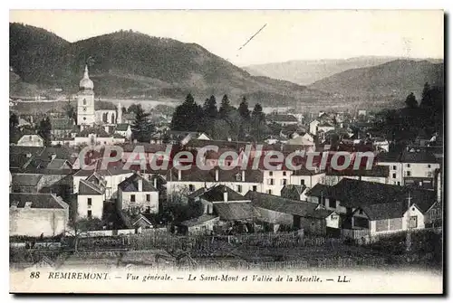 Ansichtskarte AK Remiremont Vue Generale Le Saint Mont Et Vallee De La Moselle