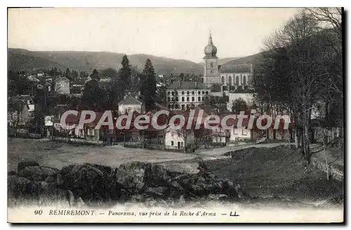 Cartes postales Remiremont Panorama Vue Prise De La Roche D'Arma