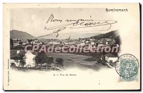 Cartes postales Remiremont Vue Du Baccu
