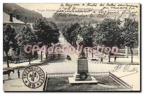 Ansichtskarte AK Remiremont Vosges Illustrees Avenue Carnot