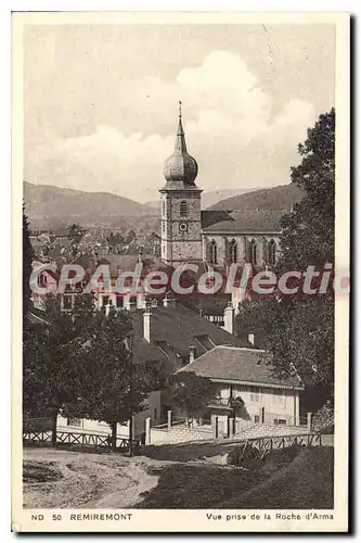 Ansichtskarte AK Remiremont Vue Prise De La Roche D'Arma