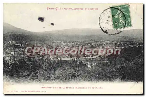 Cartes postales Saint Die Panorama Pris De La Maison Forestiere de Saint Martin