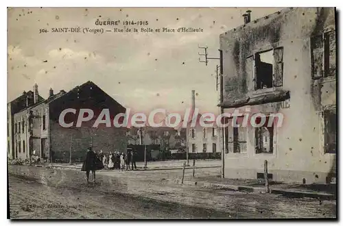 Cartes postales Saint Die Rue De La Bolle Et Place D'Hellieule