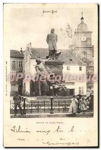 Cartes postales Saint Die Statue De Jules Ferry
