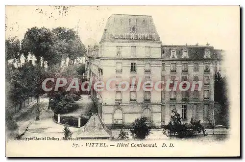 Cartes postales Vittel Hotel Continental