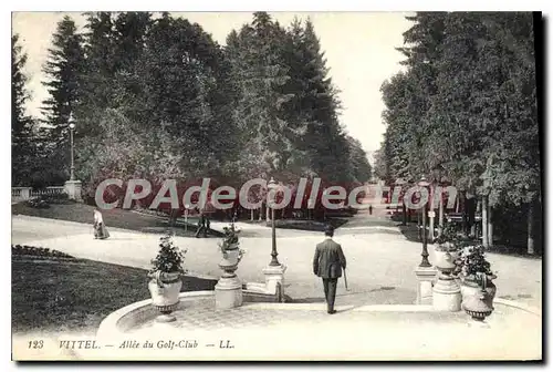 Cartes postales Vittel Allee Du Golf Club