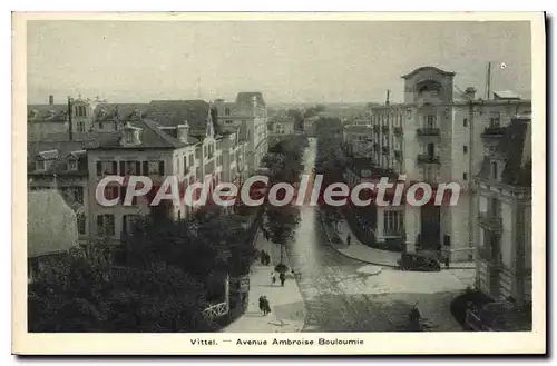 Cartes postales Vittel Avenue Ambroise Bouloumie