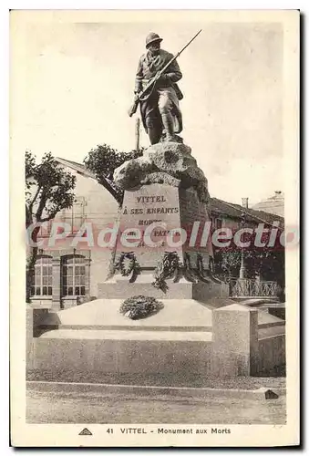 Cartes postales Vittel Monument Aux Morts