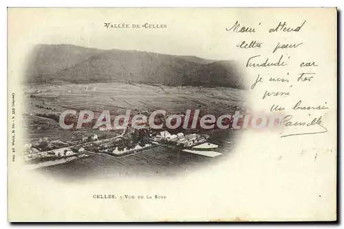 Cartes postales CELLES Vallee De Celles Vue De La Soye