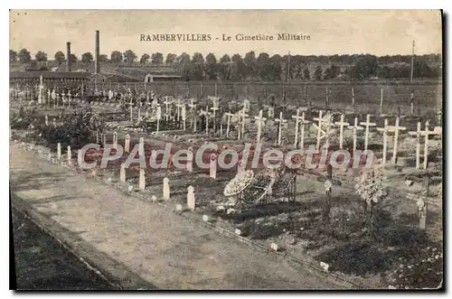 Ansichtskarte AK Rambervillers Le Cimetiere Militaire