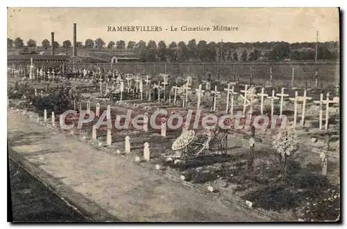 Cartes postales Rambervillers Le Cimetiere Militaire