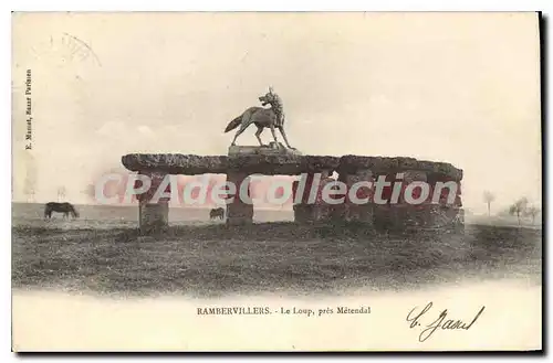 Cartes postales Rambervillers Le Loup Pr�s Metendal