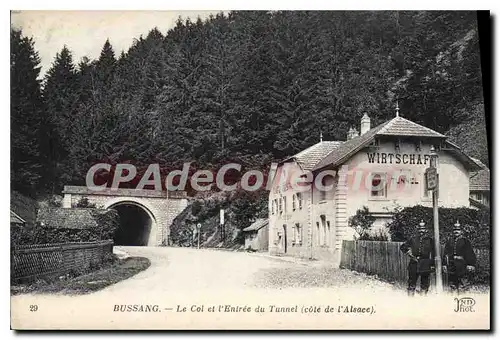 Cartes postales Bussang Le Col Et I'Entree Du Tunnel