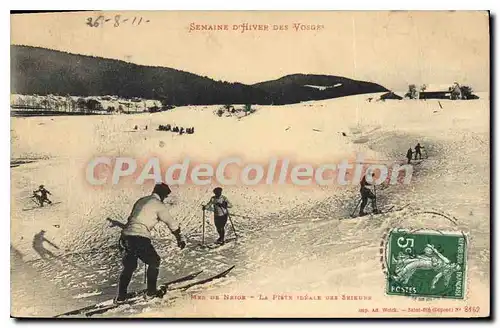 Cartes postales Semaine D'Hiver Des Vosges mer de neige La Piste Id�ale Des skieurs
