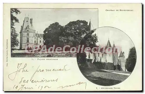 Cartes postales Chateau De Bourlemont Anciennes Tours