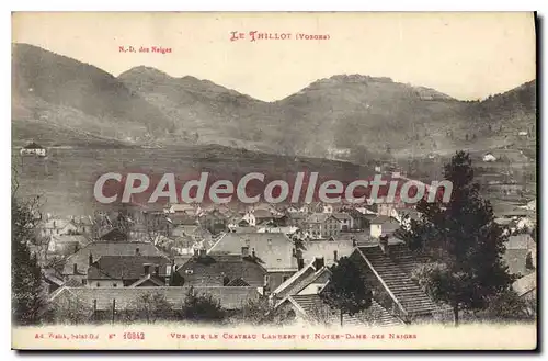 Cartes postales Le Thillot Vue Sur Le Ch�teau lambert