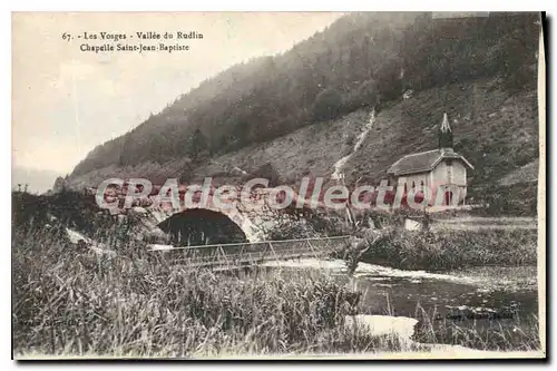 Cartes postales Les Vosges Vallee Du Rudlin Chapelle Saint Jean Baptiste
