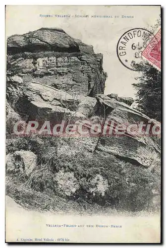Cartes postales Roches Velleda Sommet meridional Du Donon