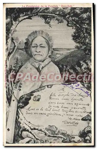 Cartes postales Val D'Ajol la fondatrice de la feuill�e Doroth�e