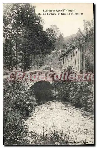 Ansichtskarte AK Vagney Sentier Des Savoyards Et Ruisseau Du Bouchot