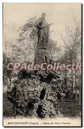 Cartes postales Mattaincourt Statue De Pierre Fourier