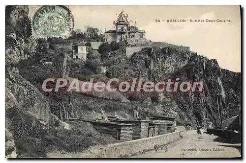 Cartes postales Avallon Rue Des Daux Cousins