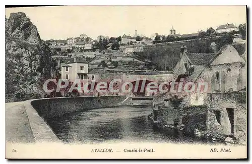 Cartes postales Avallon Cousin Le Pont