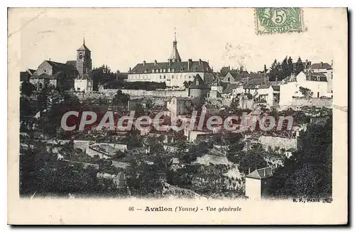 Cartes postales Avallon Vue Generale