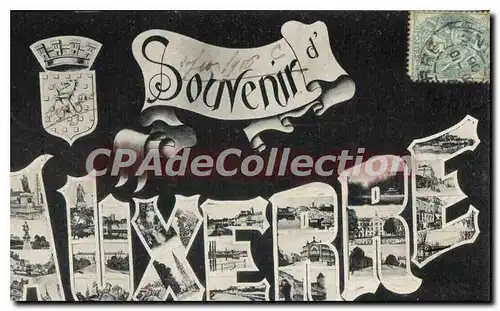 Cartes postales Auxerre souvenir
