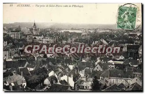 Cartes postales Auxerre Vue Prise De Saint Pierre