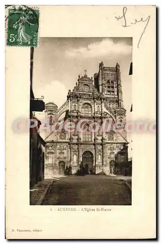 Cartes postales Auxerre L'Eglise St Pierre