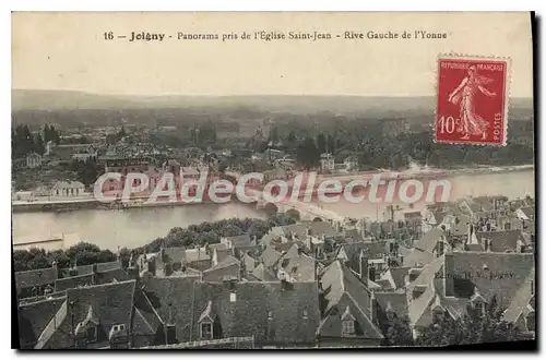 Cartes postales Joigny Panorama Pris De I'Eglise Saint Jean