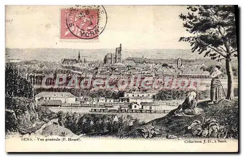 Cartes postales Sens Vue Generale