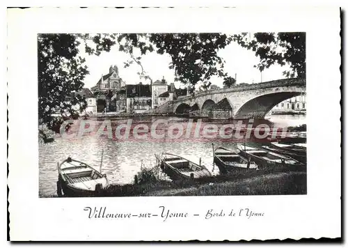 Cartes postales moderne Villeneuve Sur Yonne Bords de I'Yonne