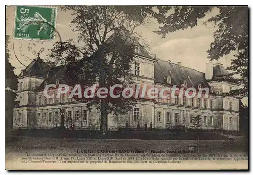 Cartes postales Chateau D'Ancy Le Franc Fa�ades