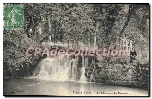 Ansichtskarte AK Bleneau Le Chateau La Cascade