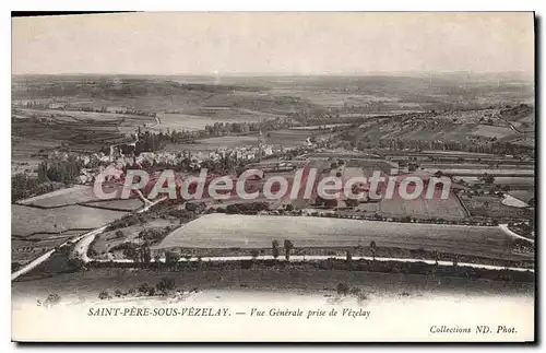 Cartes postales Saint Pere Sous Vezelay Vue Generale
