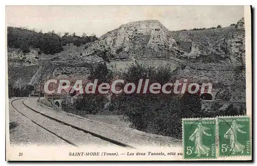 Cartes postales Saint More Les Deux Tunnels
