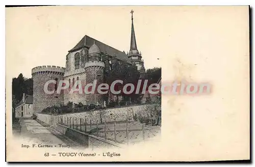 Cartes postales Toucy L'Eglise