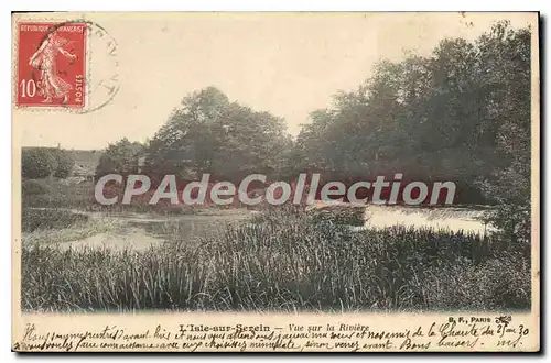 Cartes postales L'Isle Sur Serein Vue Sur La Riviere