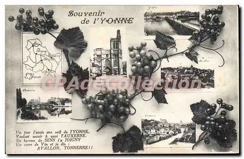 Cartes postales Souvenir De I'Yonne Auxerre Joigny